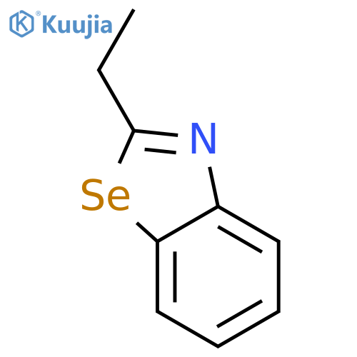 Benzoselenazole, 2-ethyl- structure