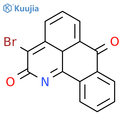 1H-Dibenzo[de,h]quinoline-2,7-dione,3-bromo- structure