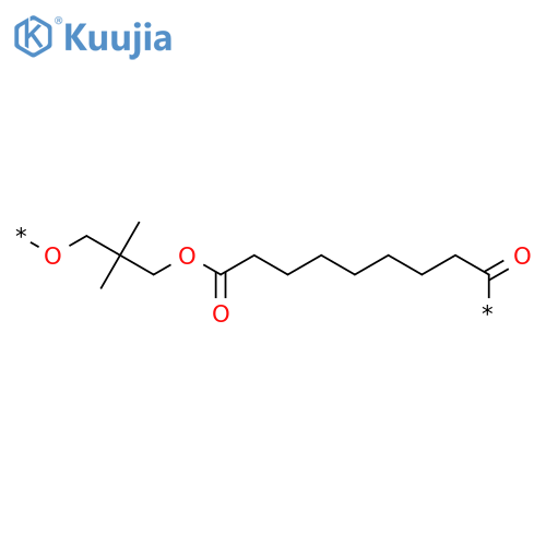 Poly[oxy(2,2-dimethyl-1,3-propanediyl)oxy(1,9-dioxo-1,9-nonanediyl)] structure