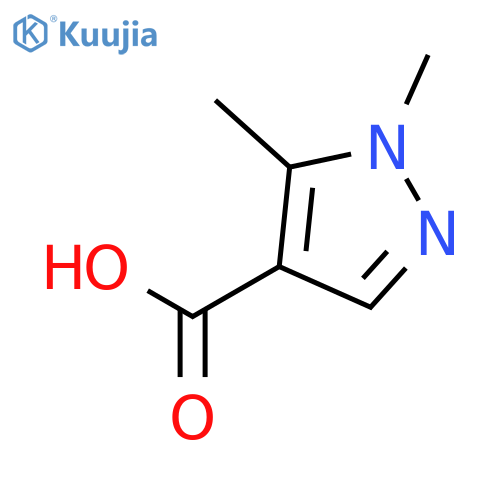 1,5-Dimethyl-1H-pyrazole-4-carboxylic acid structure