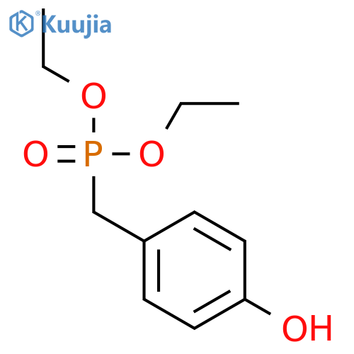 Phosphonic acid, [(4-hydroxyphenyl)methyl]-, diethyl ester structure