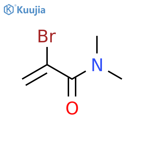 2-PROPENAMIDE, 2-BROMO-N,N-DIMETHYL- structure