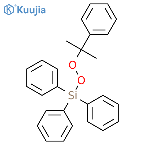 Silane, [(1-methyl-1-phenylethyl)dioxy]triphenyl- structure