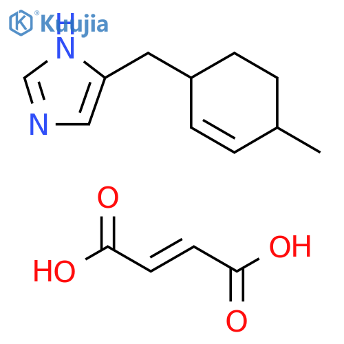 1H-Imidazole, 4-[(4-methyl-2-cyclohexen-1-yl)methyl]-, (2E)-2-butenedioate (1:1) (9CI) structure