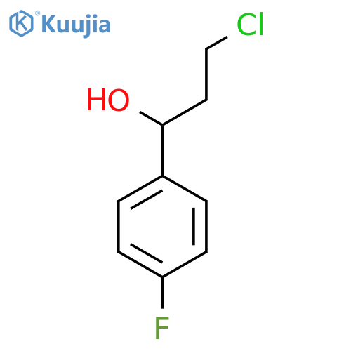 3-Chloro-1-(4-fluorophenyl)propan-1-ol structure