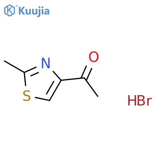 1-(2-methyl-1,3-thiazol-4-yl)ethan-1-one hydrobromide structure