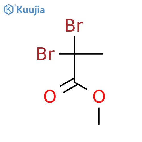 Propanoic acid,dibromo-, methyl ester (9CI) structure