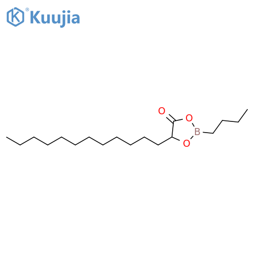 2-butyl-5-dodecyl-1,3,2-dioxaborolan-4-one structure