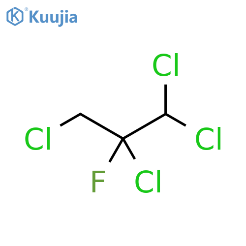 Propane, 1,1,2,3-tetrachloro-2-fluoro- structure