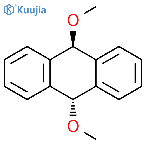 Anthracene, 9,10-dihydro-9,10-dimethoxy-, trans- structure
