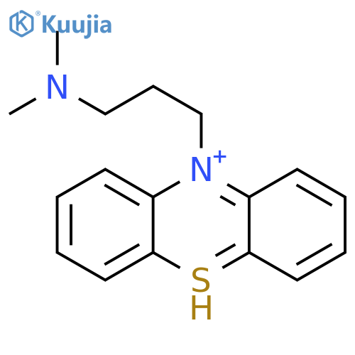 Phenothiazinium-5-yl, 10-[3-(dimethylamino)propyl]- (8CI) structure