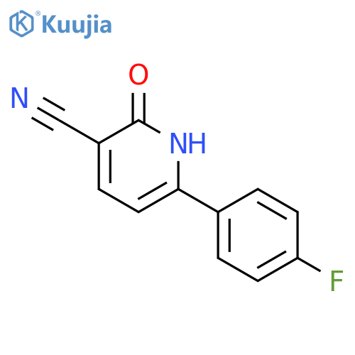 6-(4-fluorophenyl)-2-oxo-1,2-dihydro-3-pyridinecarbonitrile structure