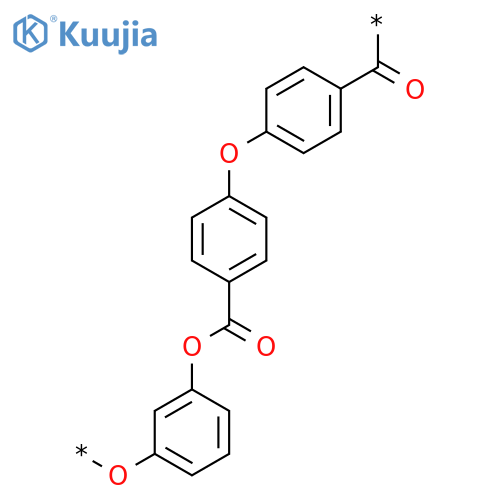Poly(oxy-1,3-phenyleneoxycarbonyl-1,4-phenyleneoxy-1,4-phenylenecarbonyl) structure