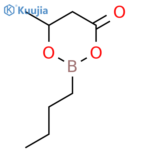 1-Butyl-5-methyl-1-bora-2,6-dioxacyclohexan-3-one structure