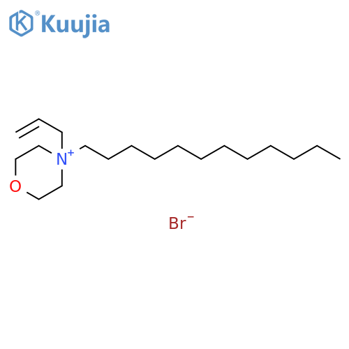 Morpholinium, 4-dodecyl-4-(2-propenyl)-, bromide structure