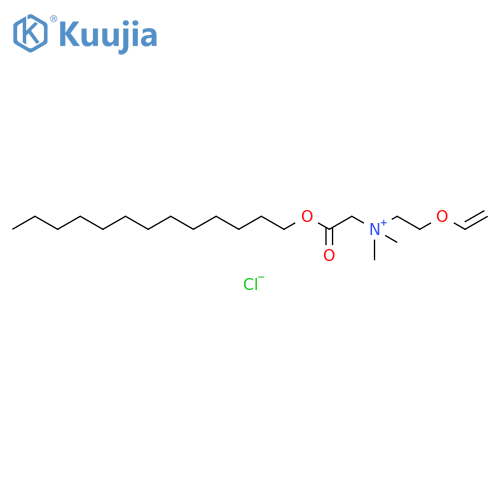 Ethanaminium, N-[2-(ethenyloxy)ethyl]-N,N-dimethyl-2-oxo-2-(tridecyloxy)-, chloride (1:1) structure