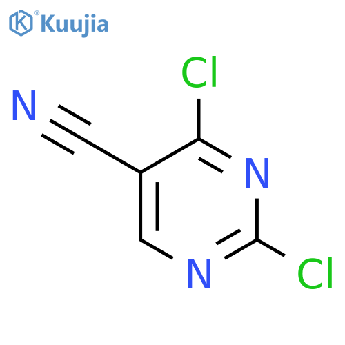 2,4-Dichloropyrimidine-5-carbonitrile structure