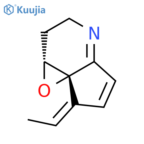 Cyclopent[b]oxireno[c]pyridine,7-ethylidene-1a,2,3,7-tetrahydro-, (1aR,7E,7aS)- structure