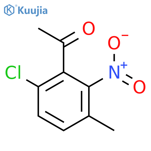 6'-Chloro-3'-methyl-2'-nitroacetophenone structure