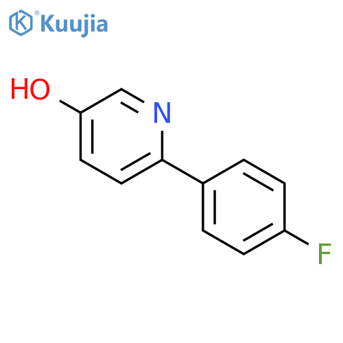 3-Pyridinol, 6-(4-fluorophenyl)- structure