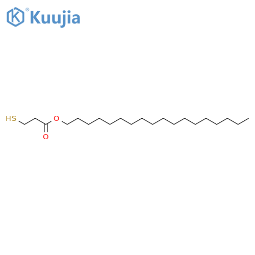 Octadecyl 3-Mercaptopropionate (contains ca. 12% Hexadecyl 3-Mercaptopropionate) structure