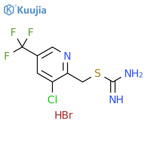 (([3-CHLORO-5-(TRIFLUOROMETHYL)-2-PYRIDINYL]METHYL)SULFANYL)(IMINO)METHANAMINIUM BROMIDE structure