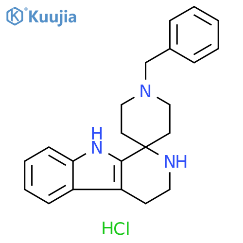 1-Benzyl-2',3',4',9'-tetrahydrospiropiperidine-4,1'-pyrido3,4-bindoleHydrochloride structure