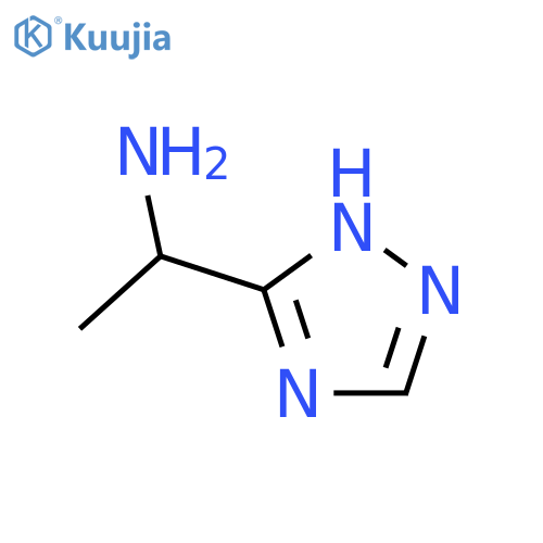 1-(1H-1,2,4-triazol-5-yl)ethanamine structure