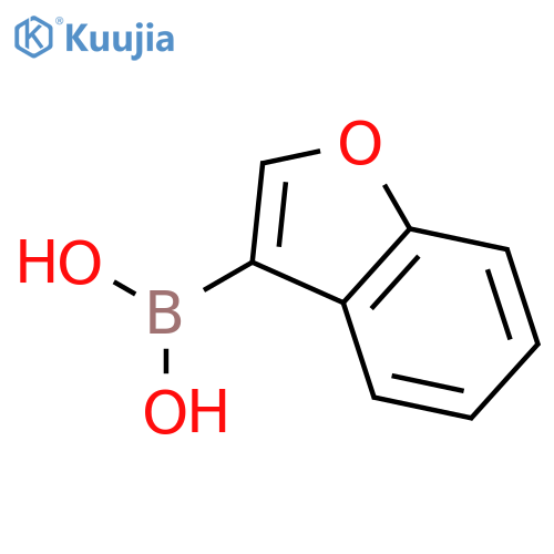 Benzofuran-3-ylboronic acid structure
