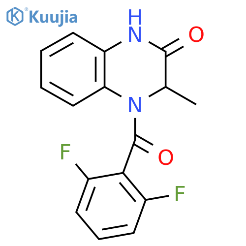 4-(2,6-Difluorobenzoyl)-3-methyl-3,4-dihydro-2(1H)-quinoxalinone structure