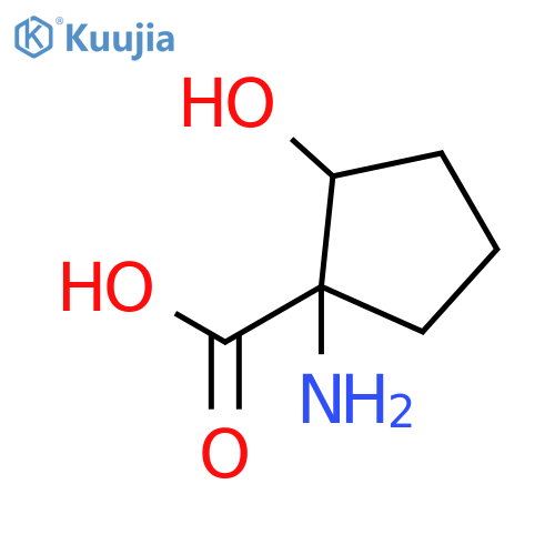 Cyclopentanecarboxylicacid, 1-amino-2-hydroxy- structure