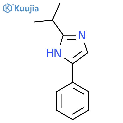 2-isopropyl-4-phenyl-1H-imidazole structure