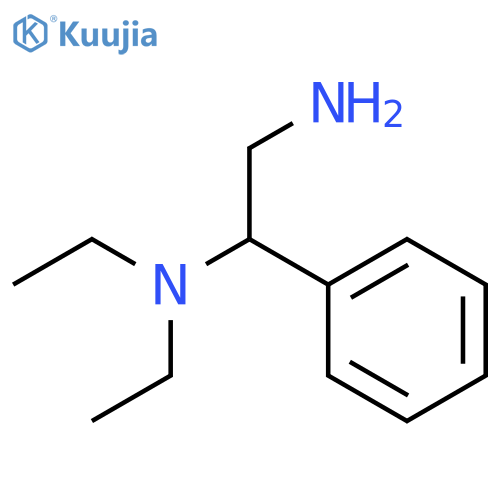 N*1*,N*1*-Diethyl-1-phenyl-ethane-1,2-diamine structure