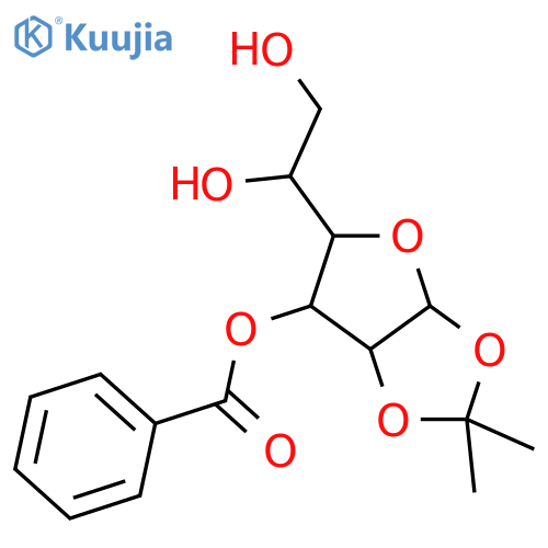 a-D-Allofuranose,1,2-O-(1-methylethylidene)-, 3-benzoate structure