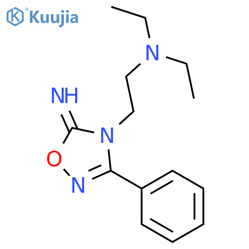 1,2,4-Oxadiazole-4(5H)-ethanamine,N,N-diethyl-5-imino-3-phenyl- structure