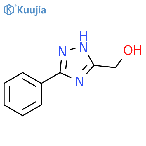 (3-phenyl-1H-1,2,4-triazol-5-yl)methanol structure