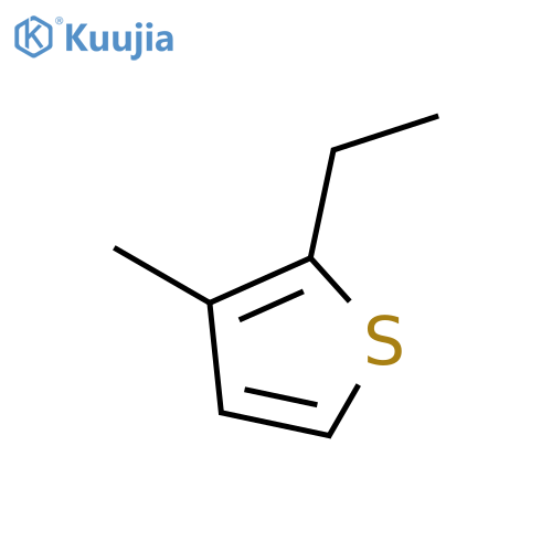 Thiophene,2-ethyl-3-methyl- structure