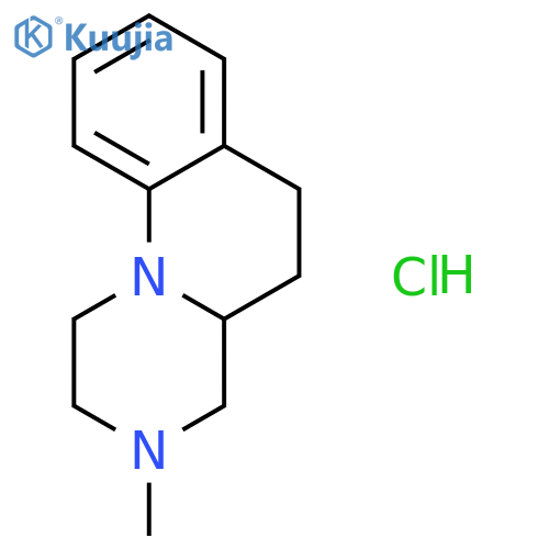 1H-Pyrazino[1,2-a]quinoline,2,3,4,4a,5,6-hexahydro-3-methyl-, hydrochloride (1:?) structure
