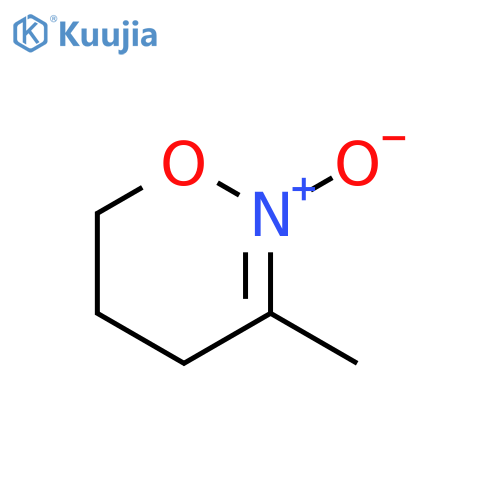 4H-1,2-Oxazine, 5,6-dihydro-3-methyl-, 2-oxide structure