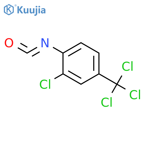 Benzene, 2-chloro-1-isocyanato-4-(trichloromethyl)- structure