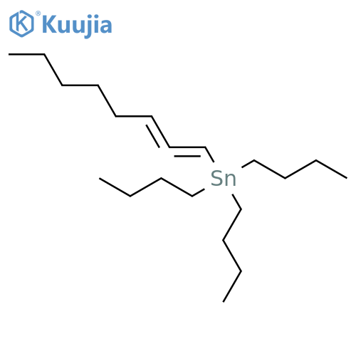 Stannane, tributyl-1,2-octadienyl- structure