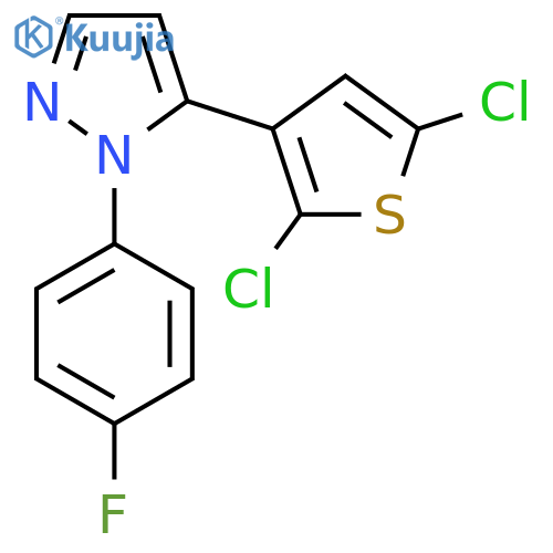 5-(2,5-Dichloro-3-thienyl)-1-(4-fluorophenyl)-1H-pyrazole structure