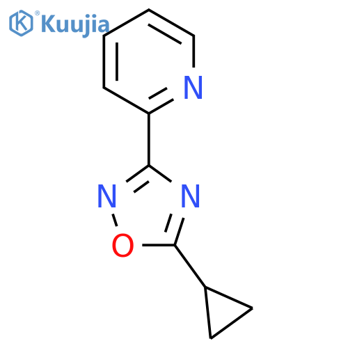 2-(5-cyclopropyl-1,2,4-oxadiazol-3-yl)pyridine structure