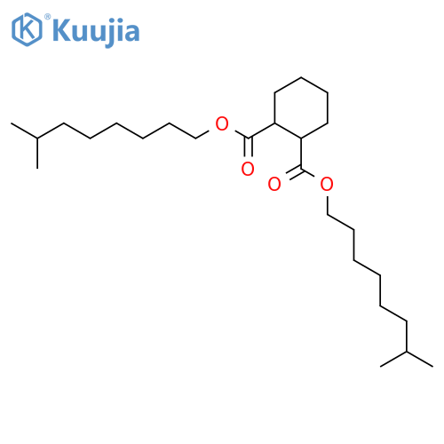 1,2-Bis(7-methyloctyl)cyclohexyl-1,2-dicarboxylate structure