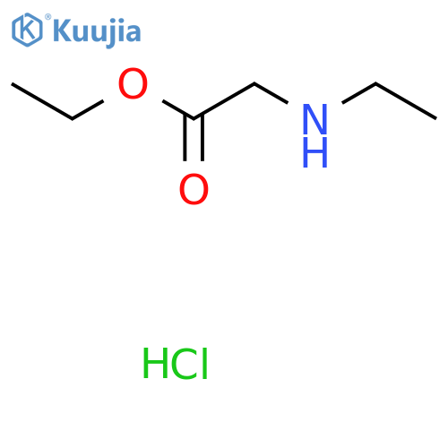 Ethyl 2-(ethylamino)acetate hydrochloride structure