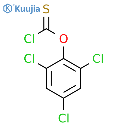 Carbonochloridothioicacid, O-(2,4,6-trichlorophenyl) ester (9CI) structure