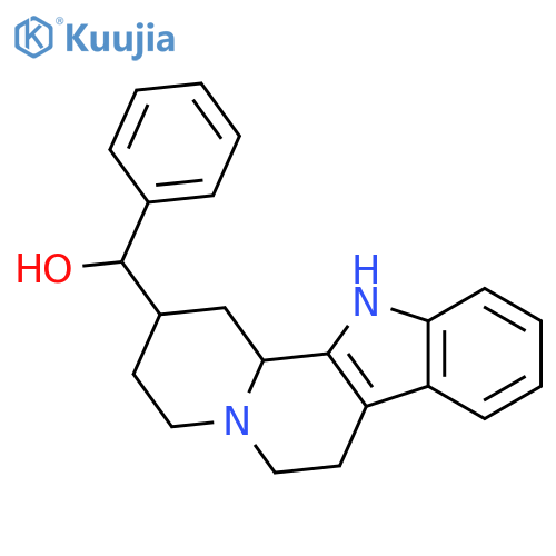 Indolo[2,3-a]quinolizine-2-methanol, 1,2,3,4,6,7,12,12b-octahydro-α-phenyl- structure