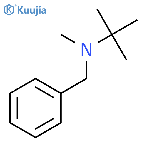 Benzenemethanamine, N-(1,1-dimethylethyl)-N-methyl- structure