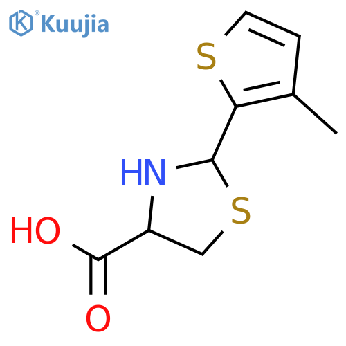 2-(3-Methyl-2-thienyl)-1,3-thiazolidine-4-carboxylic Acid structure