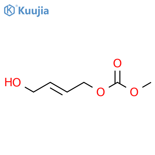 Carbonic acid, (2E)-4-hydroxy-2-buten-1-yl methyl ester structure